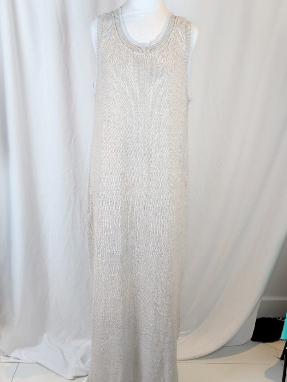 Cotton Country by Parkhurst 100% Cotton Knit Maxi Dress Size Large